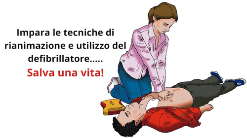 AVVISO INVITO al corso per l'uso del Defibrillatore Automatico/Semiautomatico Esterno (DAE) accreditato dalla Regione Piemonte. SABATO 18 OTTOBRE 2025.
