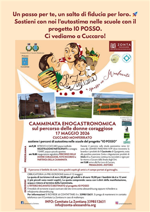 CAMMINATA ENOGASTRONOMICA sul percorso delle donne coraggiose il 17 maggio 2026